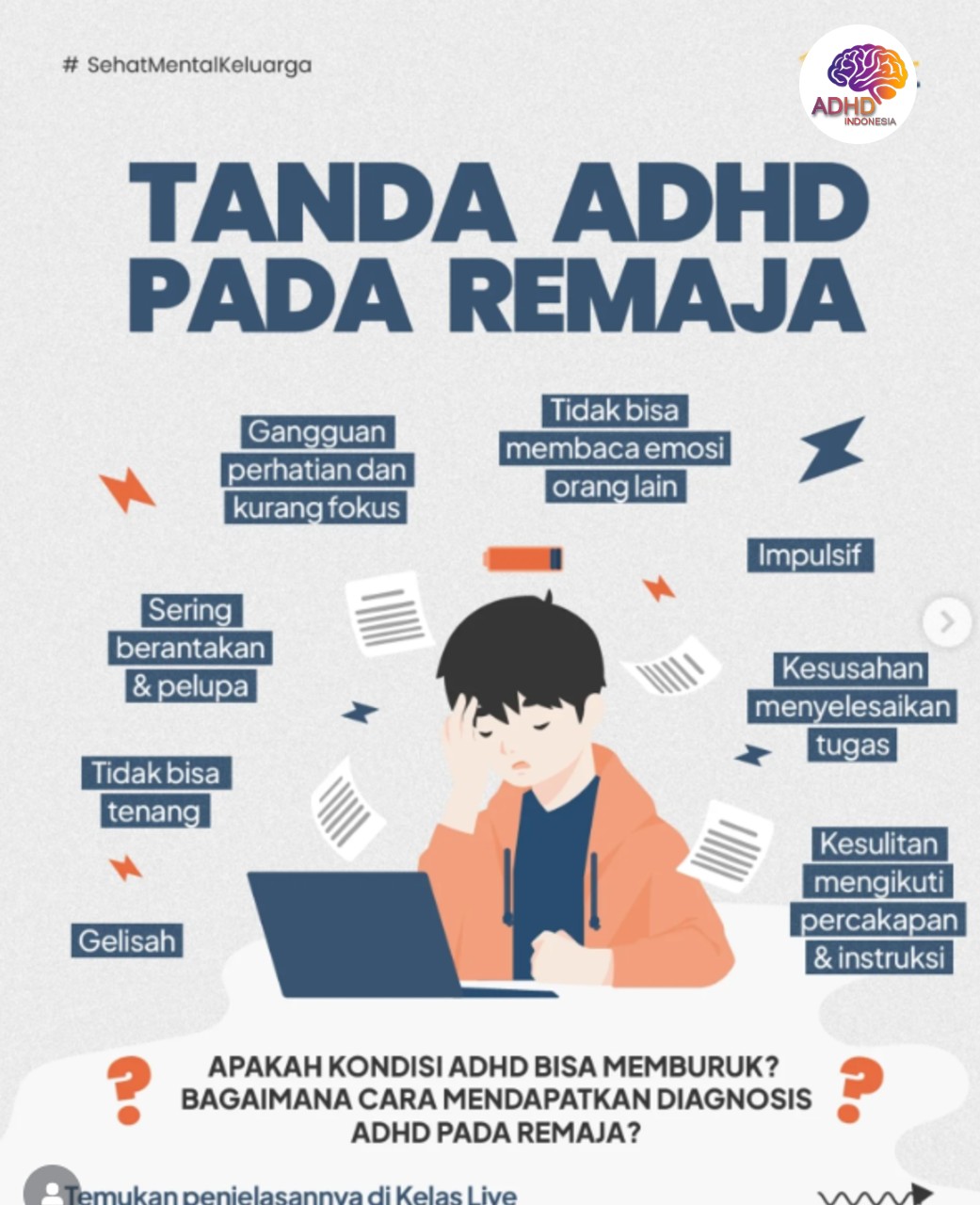 Screening ADHD Non-Diagnostik: Edukasi Awal bagi Orang Tua di Kota Surakarta